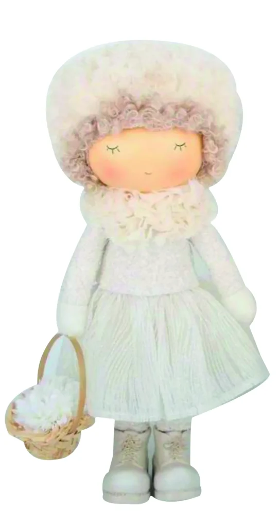 Bambola decorativa in piedi