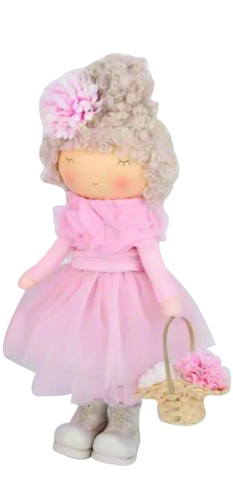 Bambola decorativa in piedi