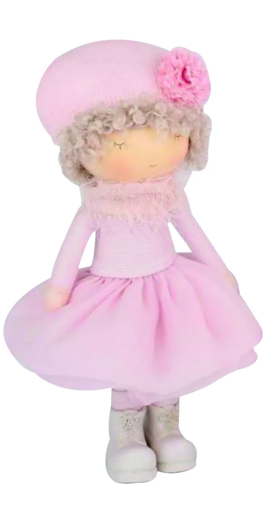 Bambola decorativa in piedi