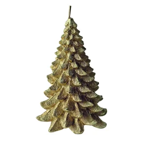 Candela albero champagne, disponibile in diverse misure.