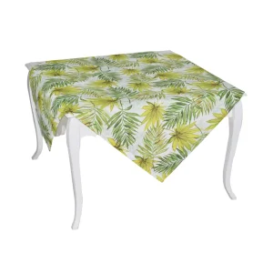 CENTROTAVOLA IN LINO E COTONE CON STAMPA STILE GIUNGLA