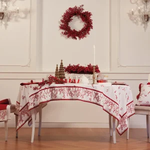 Coppia coprisedia in cotone con stampa digitale e orlo a giorno