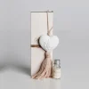 Gessetto profumato a forma di cuore (rosa &amp; vaniglia)