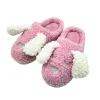 Pantofole donna antiscivolo con nappine, a forma di coniglio disponibile in diversi colori e taglie.