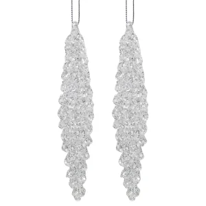 Pigna di Natale in vetro filato