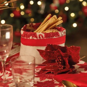 Portapane in panama stampata