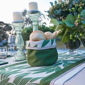 PORTAPANE LINO E COTONE STAMPA DIGITALE