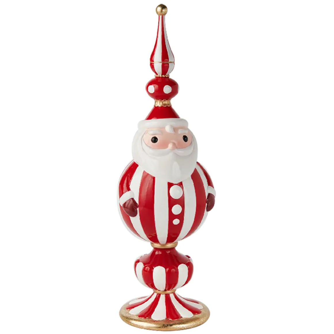 pupazzo_di_neve_decorativ_0.webp Pupazzo di neve decorativo Babbo Natale e moglie di Babbo Natale, in poliresina.