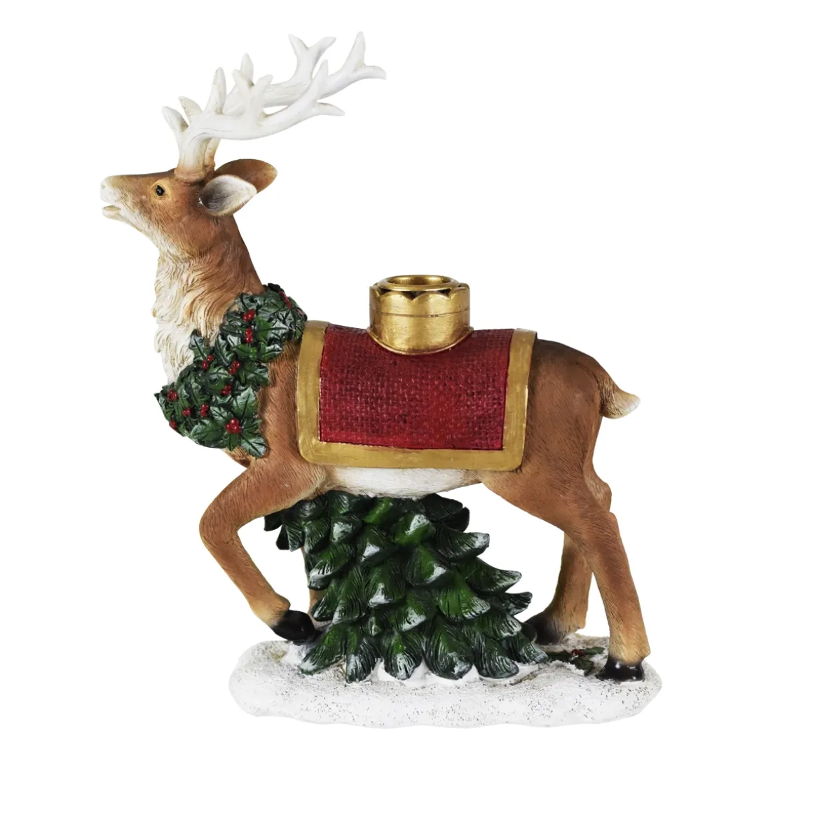 renna_portacandela_decora_0.webp Renna Portacandela decorata mano