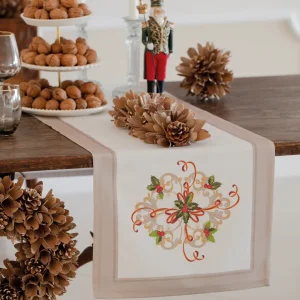 Runner in cotone new panama con stampa digitale piazzata