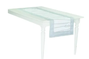 RUNNER ZANTE PANAMA FIAMMATA CON STAMPA A CORDA E PASSAMANERIA LAVORATA A MANO