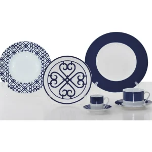 Set 4 Pezzi Tazza da Caffu00e8 con Piattino Porcellana New Bone China