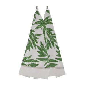 SET 2 STROFINACCI LINO E COTONE STAMPA DIGITALE