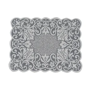 SET 2 TOVAGLIETTE PIZZO FILET DISPONIBILE IN 2 VARIANTI DI COLORE