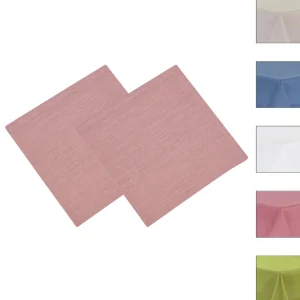 SET 6 TOVAGLIOLI IN PURO LINO DISPONIBILI IN 6 COLORI