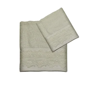 SET ASCIUGAMANI 100% COTONE IN 3 VARIANTI DI COLORE