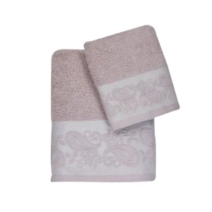 SET ASCIUGAMANI LINO E COTONE IN 5 VARIANTI DI COLORE