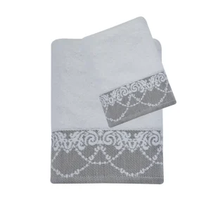 SET ASCIUGAMANI LINO E COTONE IN 2 VARIANTI DI COLORE