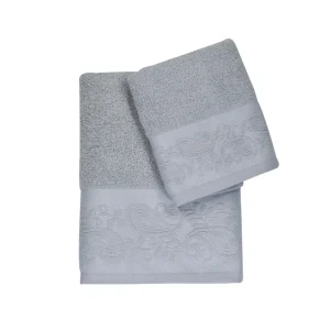 SET ASCIUGAMANI LINO E COTONE IN 5 VARIANTI DI COLORE