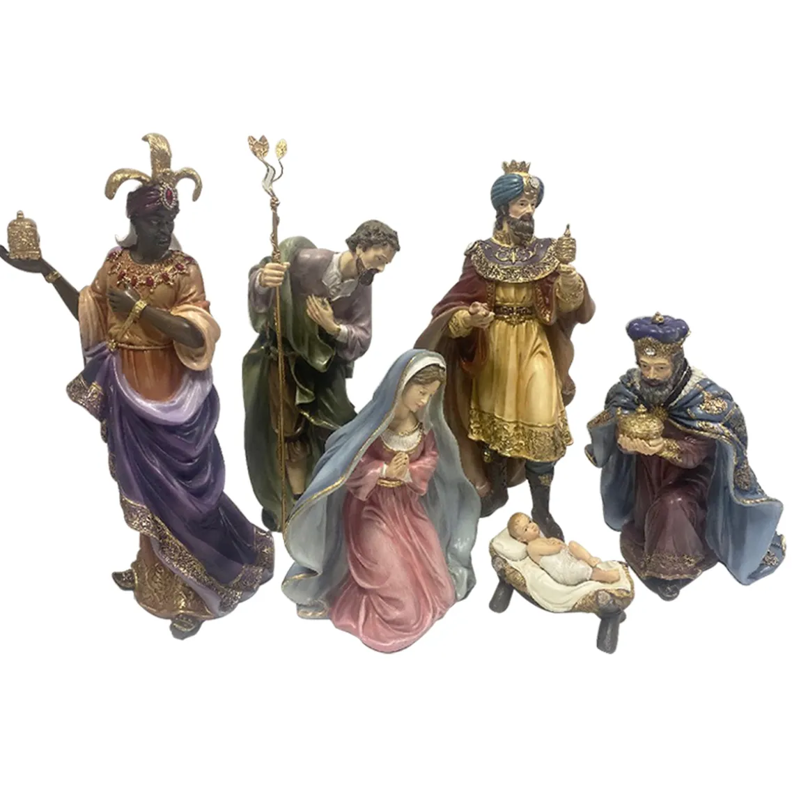 set_pz_presepe_design_eve_0.webp Set 6pz Presepe design evergreen, in poliresina.