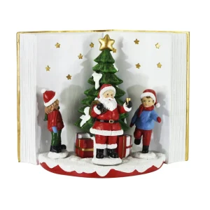 Statuina decorativa libro stellato