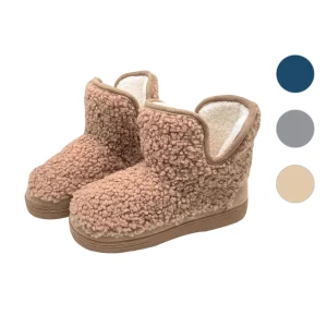 Stivaletto donna antiscivolo in pelliccia, disponibile in diversi colori e misure.