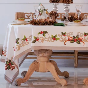 Tovaglia in cotone new panama con stampa digitale piazzata