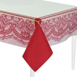 Tovaglia jacquard piazzata con filato lurex disponibile in 2 varianti colore